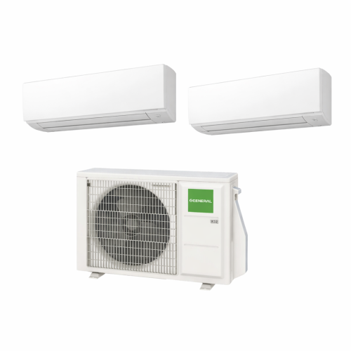 Fujitsu General KJ Dual Split WiFi | Climatizzatore Inverter R32 per 2 Ambienti